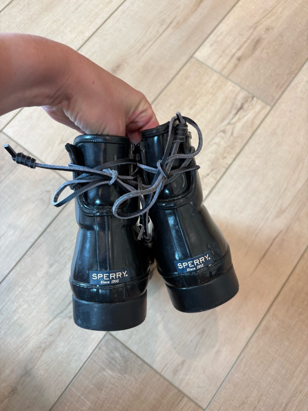 SPERRY Ankle Rain Boots 7 - Picture 5 of 8